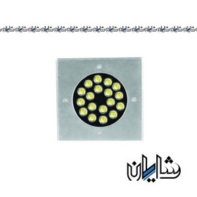 تصویر چراغ دفنی مربع 18 وات ال اچ جی EDC Square burial lamp 18 watt LHG EDC