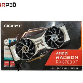 تصویر گرافیک گیگابایت Giga Radeon RX 6700 XT 12G GD6 استوک 