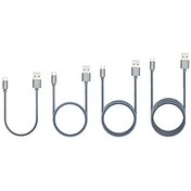 تصویر کابل تبدیل USB به USB-C کلومن مدل KD-19 KOLUMAN KD-19 USB TO USB-C 4IN1 CHARGE AND SYNC DATA CABLE