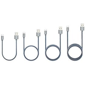 تصویر کابل تبدیل USB به USB-C کلومن مدل KD-19 KOLUMAN KD-19 USB TO USB-C 4IN1 CHARGE AND SYNC DATA CABLE