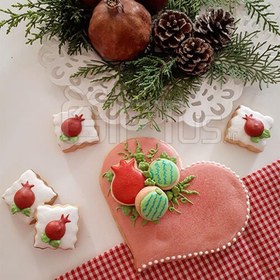 تصویر کوکی قلب یلدایی 