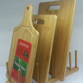 تصویر ست سه عددی تخته گوشت چوبی .چوب بامبو اصل باکیفیت و مقاوم در برابر آب و ضربه 