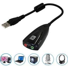 تصویر کارت صدا USB ونتولینک مدل 5Hv2 Venetolink 5Hv2 USB Sound Card