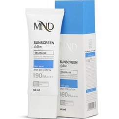 تصویر لوسیون ضد آفتاب MND SPF 30 مناسب پوست چرب حجم ۴۰ میلی‌لیتر 