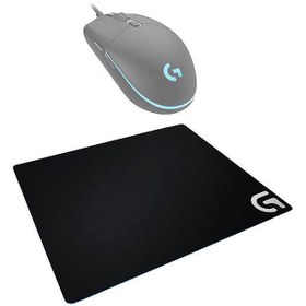 تصویر ماوس پد گیمینگ لاجیتک مدل G240 - مشکی Logitech G240 Gaming Mouse Pad