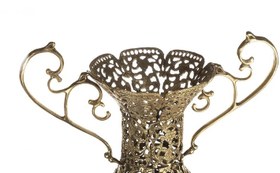 تصویر گلدان طوری برنجی 