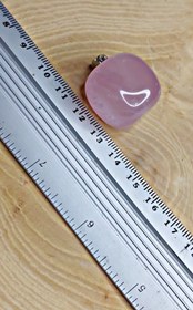 تصویر گردنبند سنگ رزکوارتز Rose Quartz