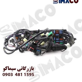 تصویر دسته سیم موتور ساژم پراید فن دو دور یگانه دناکو با کد فنی SH12V 67020 