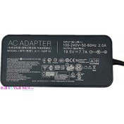 تصویر آداپتور لپ تاپ ایسوس مدل 19.5V 7.7A Slim سرنرمال ASUS Slim 19.5V 7.7A Power Adapter