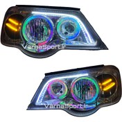 تصویر چراغ جلو اسپرت بی ام دبلیو مناسب پراید ۱۱۱ و ۱۳۲ 