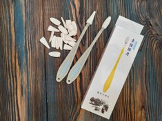 تصویر ست محوکن کاردکی ۲ دسته با ۲۰ پد مخملی قابل شستشو 