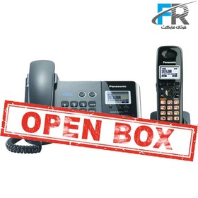 تصویر گوشی تلفن بی سیم پاناسونیک مدل KX-TG9391 جعبه باز Panasonic KX-TG9391 cordless phone with open box