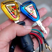 تصویر سوئیچ طرح پورشه CDI موتورسیکلت - آبی 