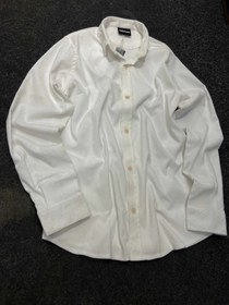 تصویر پیراهن مردانه مخمل کبریتی یونیسکس کد ۲۳۴۵ - سفید / M 