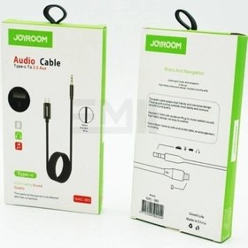 تصویر کابل AUX به TYPE-C برند JOYROOM مدل GAC-365 joyrom GAC-365 type-c to 3.5 AUX Audio Cable