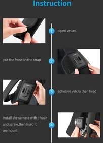 تصویر بند شانه کوله پشتی دوربین گوپرو - هوک Sport Camera Backpack Strap Bracket Mount