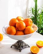 تصویر میوه خوری چینی مویلار کد ۱۲۵ با پایه فلزی 