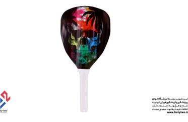 تصویر نقاب تافت فورتی تو fortytwo طرح اسکلت رنگی 16 