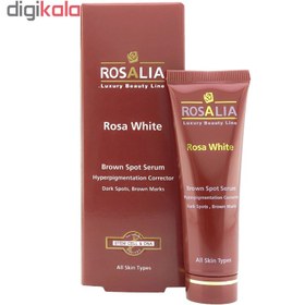 تصویر سرم ضد لک رزالیا مدل Rosa White حجم 30 میلی لیتر 