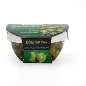 تصویر زیتون با سبزیجات 