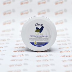 تصویر کرم آبرسان صورت و بدن Dove مدل rich nourishment (250ml) 