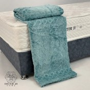 تصویر پتو مسافرتی یک نفره چهارفصل دکتر بیست مدل Amor (فیروزه ای روشن) کد 21106 