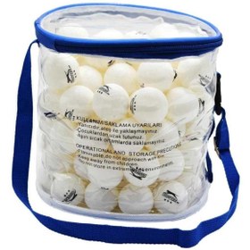 تصویر توپ های تنیس روی میز 3 ستاره 100 بسته سفید | اسلازنگر Slazenger MSTTOPSLZ001 