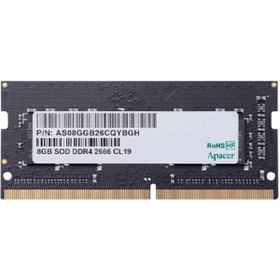 تصویر رم لپ تاپ DDR4 تک کاناله 2666 مگاهرتز CL19 اپیسر مدل AS08GGGB26 ظرفیت 8 گیگابایت 