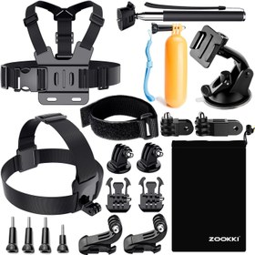 Gurmoir Accessories Kit with Waterproof Housing Case for Gopro Hero 12/Hero  11/Hero 10/Hero 9 Black, Full Essential Action Camera Video Accessory Set