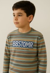 تصویر بلوز پسرانه نخی پاییزه charian