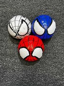 تصویر توپ آپارتمانی بچگانه مدل اسپایدرمن و میکاسا (Mini Ball Kids) ( کد ۱۳۳۲ ) - اسپایدر من سفید 