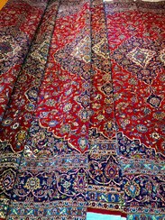 تصویر فرش دستباف کاشان ۱۲ متری طرح خورشیدی 