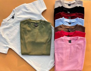 تصویر تیشرت قواره دار رنگی 