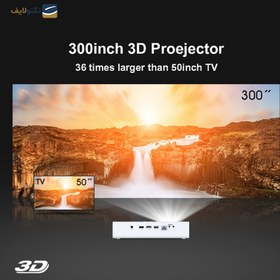 تصویر ویدئو پروژکتور بینتک فول اچ دی مدل UFO R19 Byintek UFO R19 Full HD Mini Projector