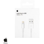 تصویر کابل آیفون ایکس USB به لایتنینگ [اورجینال] | Apple USB to Lightning 