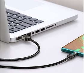 تصویر کابل ۲ متری USB به Type-C بیسوس مدل Baseus Display Fast Charging Data Cable CASX0201 Baseus 2m Display Fast Charging Data Cable USB to Type-C 66W CASX0201