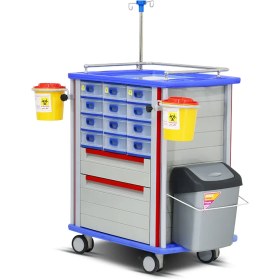 تصویر ترالی دارو ABS مدل KHD D01 