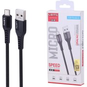 تصویر کابل میکرو یو اس بی فست شارژ 3.1 آمپر لیتو LD-43 طول 1 متر 