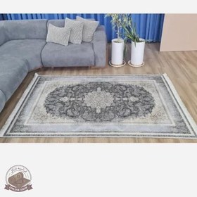 تصویر فرش مدرن طوسی مخمل برند آرتشینه مدل U57 
