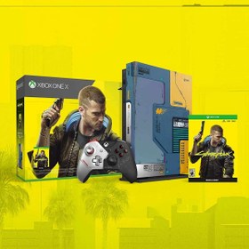 تصویر کنسول بازی مایکروسافت (استوک) Xbox One X Cyberpunk 2077 | حافظه 1 ترابایت Microsoft Xbox One X (Stock) 1T Cyberpunk 2077 Limited Edition