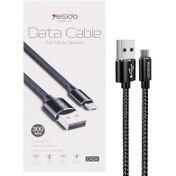 تصویر کابل میکرو یو اس بی Yesido CA54 2.4A 30cm ا Yesido CA54 2.4A 30Cm Micro USB Cable Yesido CA54 2.4A 30Cm Micro USB Cable