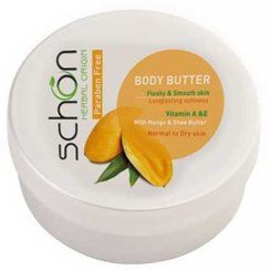 تصویر کره بدن انبه و شی باتر شون حجم 200 میلی لیتر Schon Mango and Shea Butter Body Butter 200 ml