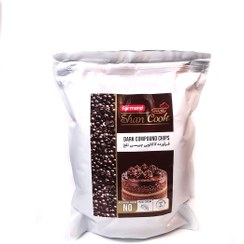 تصویر شکلات چیپسی تلخ فرمند 