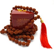 تصویر تسبیح رودراکشا ۱۰۸ عددی سایز ۱۰ 