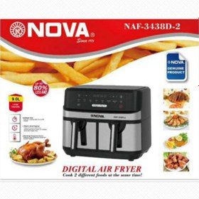 تصویر سرخ کن دوقلو نوا مدل 3438 nova 3438 air fryer