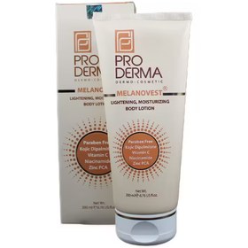 تصویر لوسیون بدن روشن کننده ملانوست پرودرما 200 میل Pro Derma Melanovest Lightening & Brightening Body Lotin 200 ml