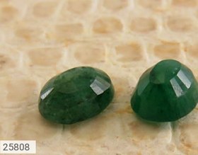 تصویر نگین زمرد خوش رنگ کد 25808 