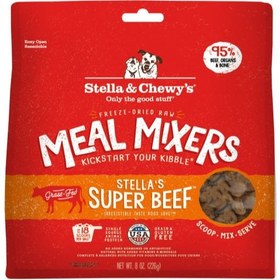 تصویر مخلوط وعده‌های غذایی سوپر گوشت گاو استلا و چوی – ۲۲۵ گرم برند stella & chewys Stella & Chewys Super Beef Meal Mixers – 8 oz, Stella meal mixers, Stella & Chewys meal mixers, Stellas freeze dried food, freez