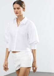 تصویر پیراهن پوپلین ZW Collection از برند ZARA 