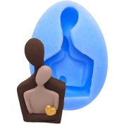 تصویر قالب سیلیکونی آغوش مادر و فرزند 